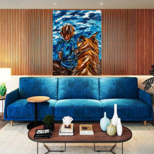 Me and my friend 60x80cm