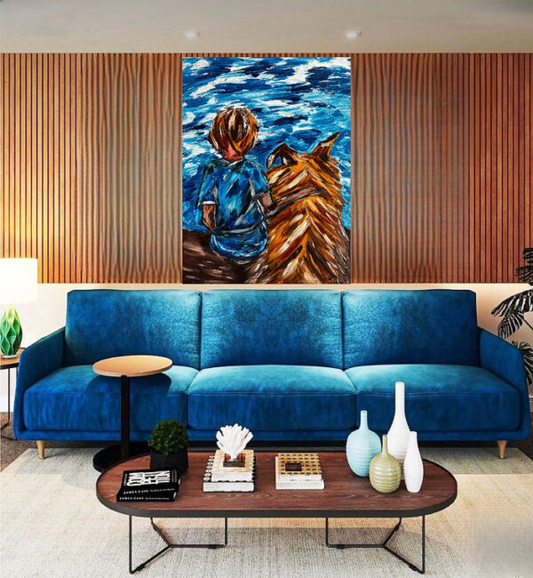 Me and my friend 60x80cm